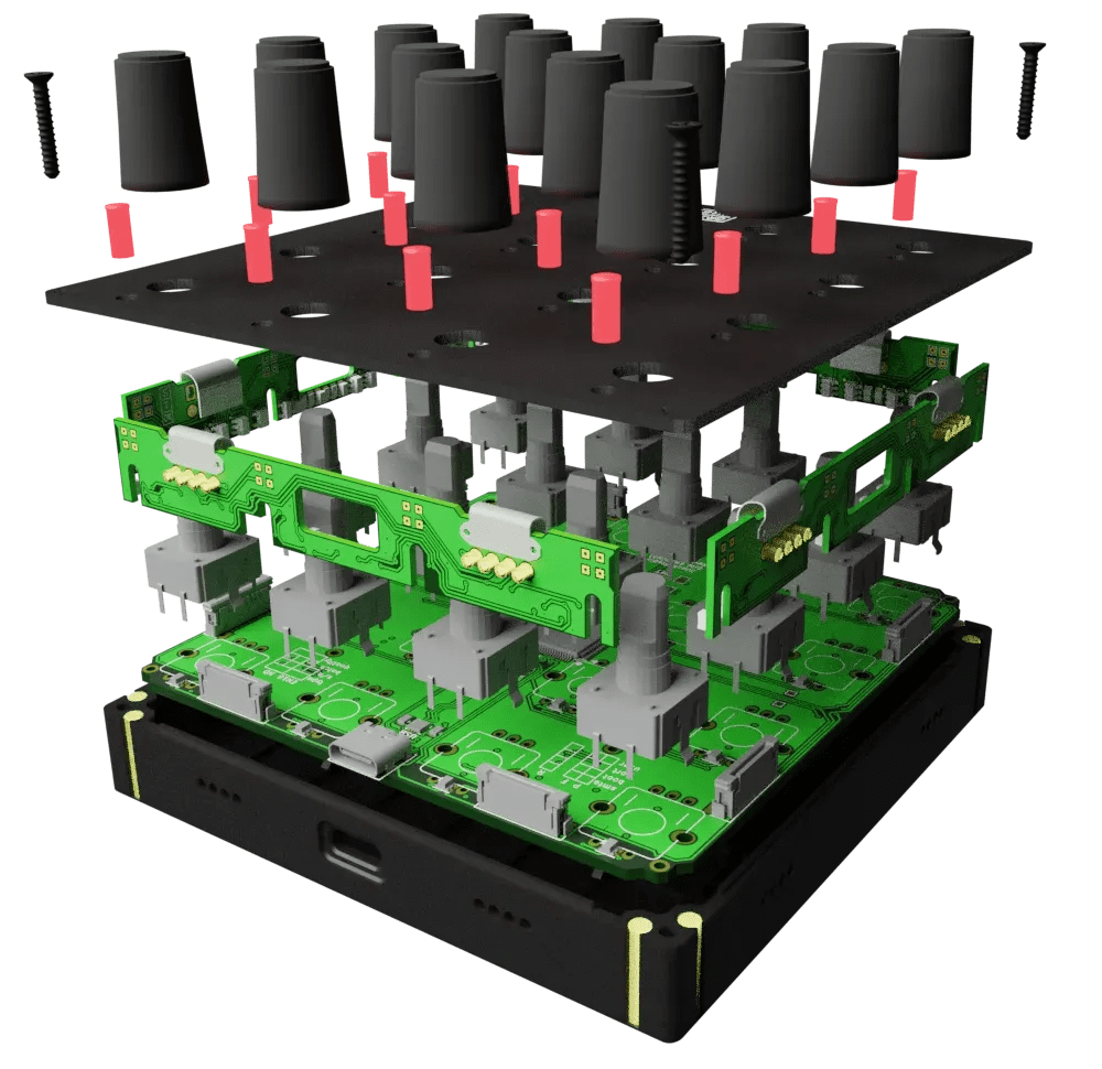 intech studio Grid2.0 BU16 MIDIコントローラー - DTM/DAW